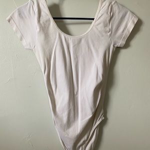 Basic white body-suit